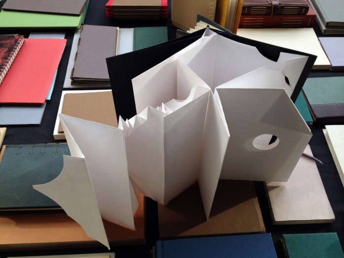 GBegbie paste bound paper engineered sculptural pamphlet book